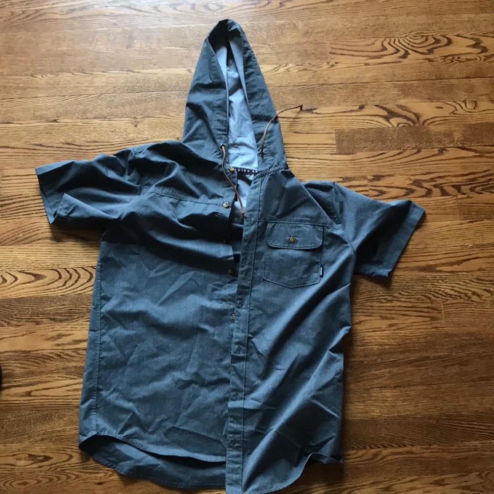 Dravus Hoodie Button Down Tee